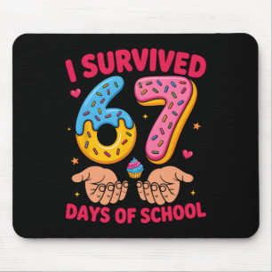 Mousepad Sobrevivi 67 Dias De Escola Professor Crianças Eng