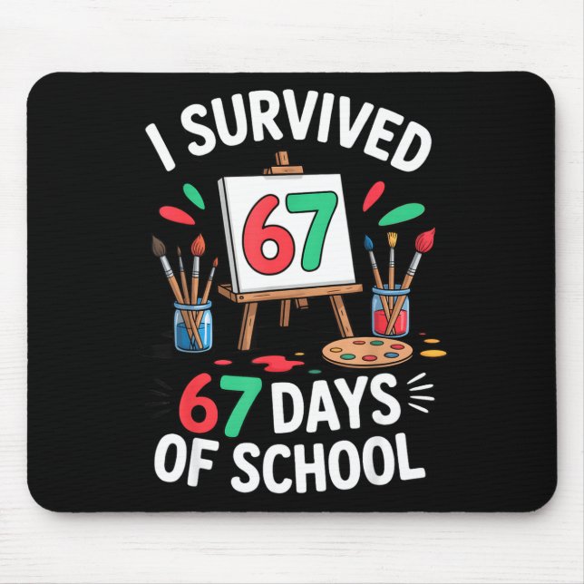 Mousepad Sobrevivi 67 Dias De Escola - Professores Alunos M (Frente)