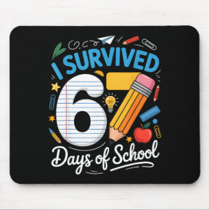 Mousepad Sobrevivi a 67 Dias de Aula Meme Divertido Profess