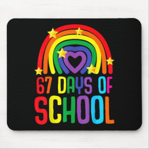Mousepad Sobrevivi a 67 Dias de Escola Meme Engraçado Aluno