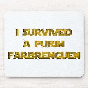 Mousepad Sobrevivi a Purim Farbrenguen