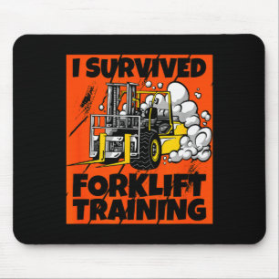 Mousepad Sobrevivi ao Treinamento de Empilhadeira, Novo Ope