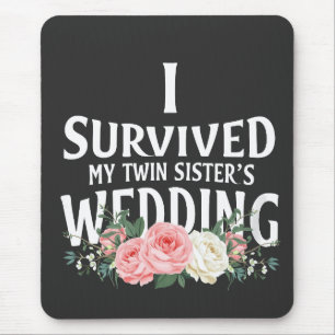 Mousepad Sobrevivi aos Casais de casamento da minha irmã gê