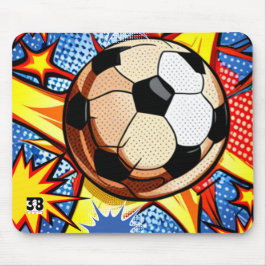 Mousepad Soccer Burst