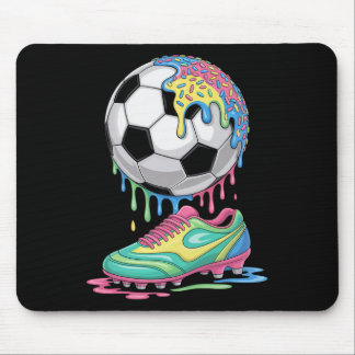Mousepad Soccer Byll Drip Ice Cream Drip Men Women Game Soc