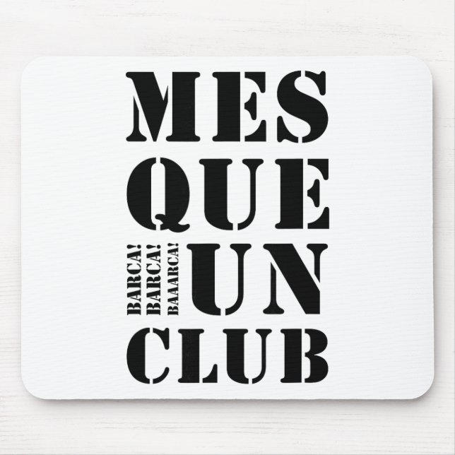 Mousepad Soccer Lovers Design Byrcelona Fc T Shirt  (Frente)