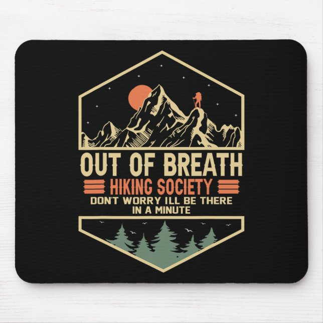 Mousepad Sociedade de Caminhada Sem Fôlego 1  (Frente)