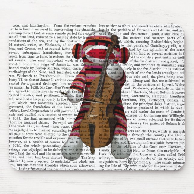 Mousepad Sock Monkey e Cello (Frente)