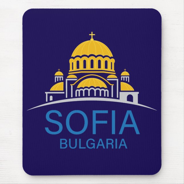 Mousepad Sofia Bulgaria European Union (Frente)