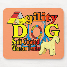 Mousepad Soft_Coated_Wheaten_Terrier_Agilidade