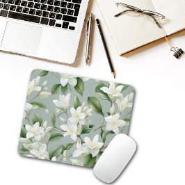 Mousepad Soft Jasmine Floral Elegance 