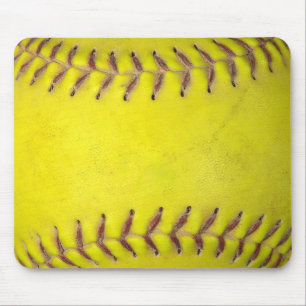 Mousepad Softball Amarelo