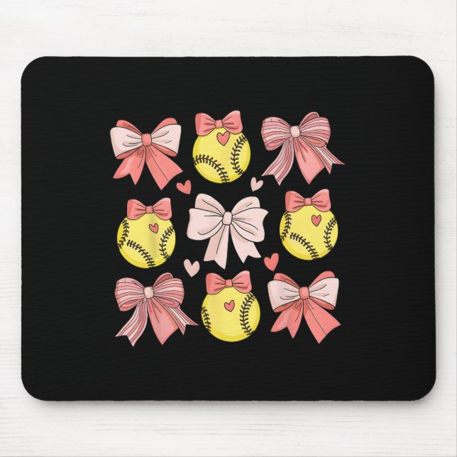 Mousepad Softll de Dia de as mães de Arco coquete flexível  (Frente)