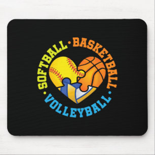 Mousepad Softll Sketll Volei