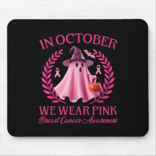 Mousepad Soky Nk Ghost Halloween outubro Cancer Awar