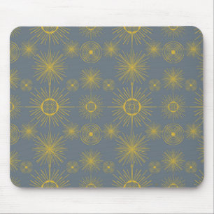 Mousepad Sol Celestial Stars Dusty Blue