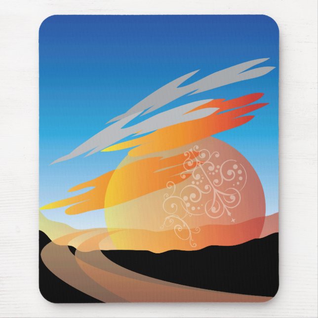 Mousepad sol nascente (Frente)