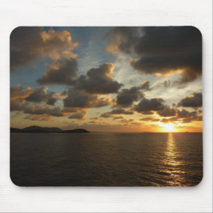 Mousepad Sol nascido em Rua Thomas I Ilhas Virgens dos EUA