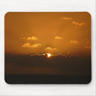 Mousepad Sol Por Trás Das Nuvens I Via Laranja
