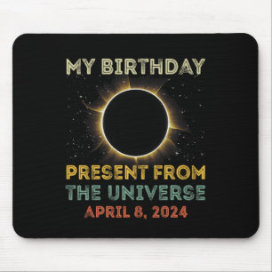 Mousepad Solar Eclipse 2024 Aniversário Presente 4.8.24 Tot