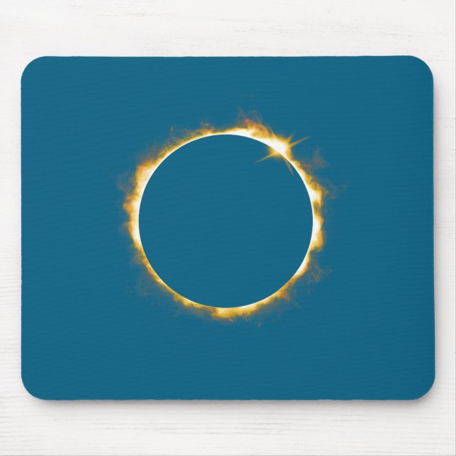 Mousepad Solar Eclipse August 21 2017 Illustration (Frente)