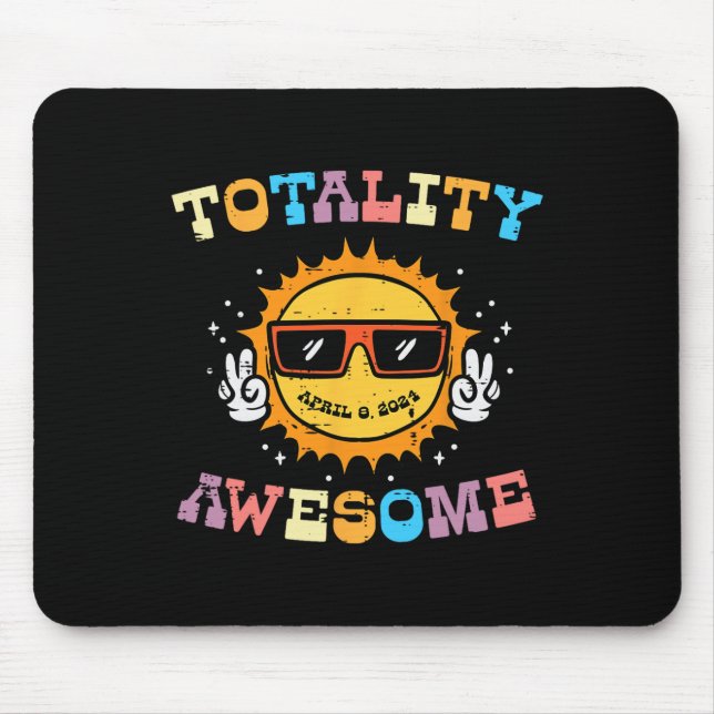 Mousepad Solar Eclipse Sun Totality Incrível 04.08 2024 Cri (Frente)