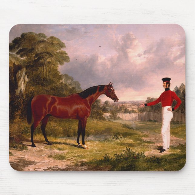 Mousepad Soldado Com um Cavalo de Oficial (Frente)