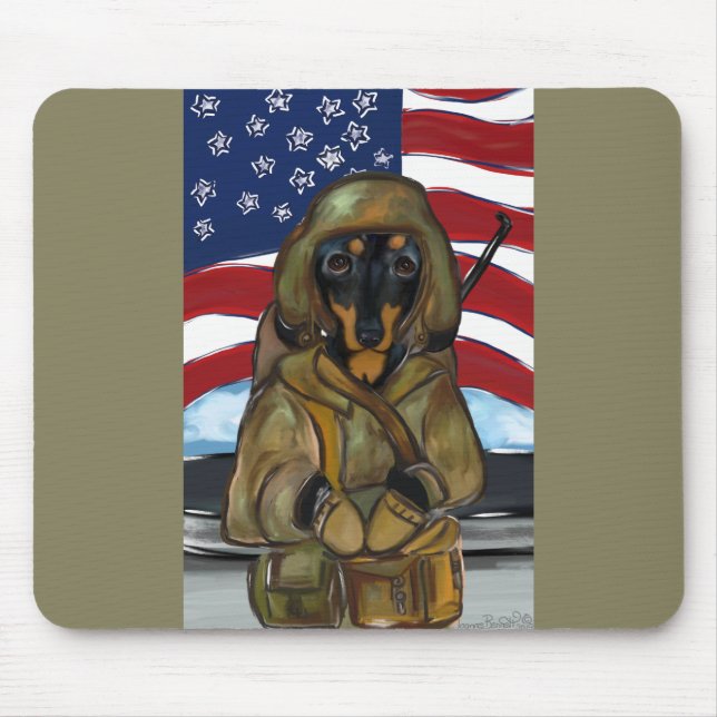 Mousepad Soldado Doxie (Frente)