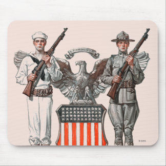 Mousepad Soldado, marinheiro e protetor dos E.U.