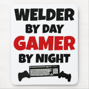 Mousepad Soldador por Jogador do Dia pela Noite
