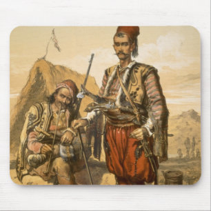Mousepad Soldados de infantaria turcos no exército do