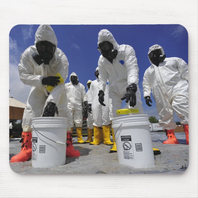Mousepad Soldados dos EUA do 457º Batalhão Químico (Frente)
