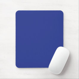 Mousepad Solid Deep Blue Backdrop | Bold Minimalist Design