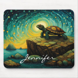 Mousepad Solitário Turtle pensando em seu nome