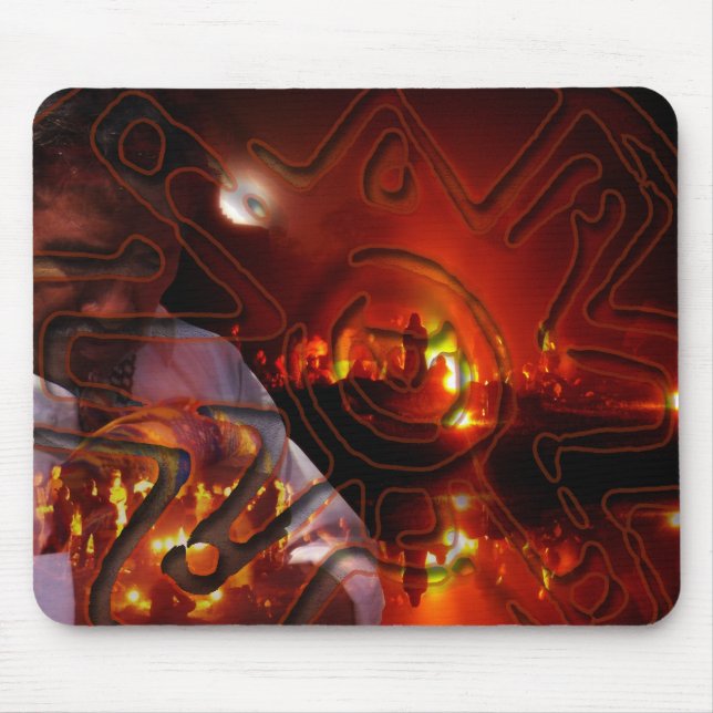 Mousepad Solstício de inverno maia (Frente)