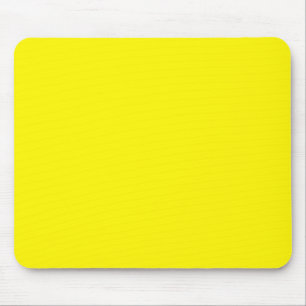Mousepad Solteiro amarelo-limão personalizado colorido
