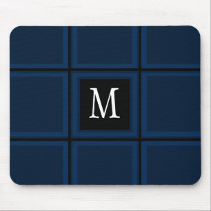 Mousepad Solteiro Azul Marinho Escuro Personalizado com Fa