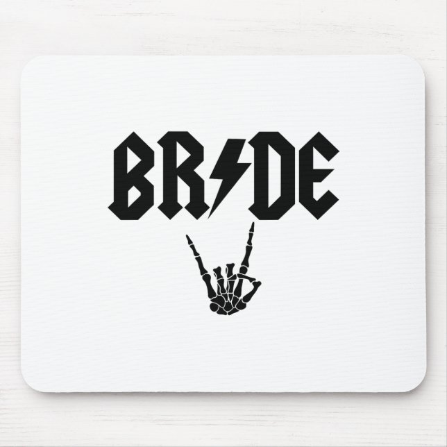 Mousepad Solteiro de Dia das Bruxas de Rolo N Roll Skeleton (Frente)