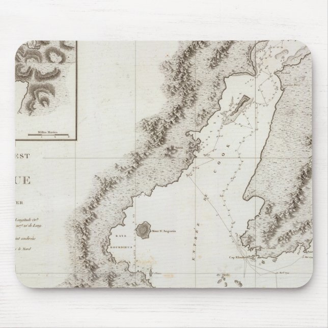 Mousepad Som mentiroso para a Península do Alasca (Frente)