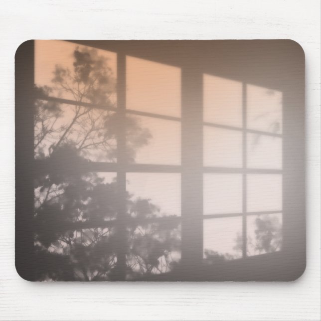Mousepad Sombra de Janela com Folhagem (Frente)