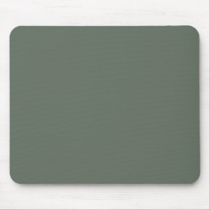 Mousepad Sombra do Solteiro Sólido Verde Escuro da Serene N