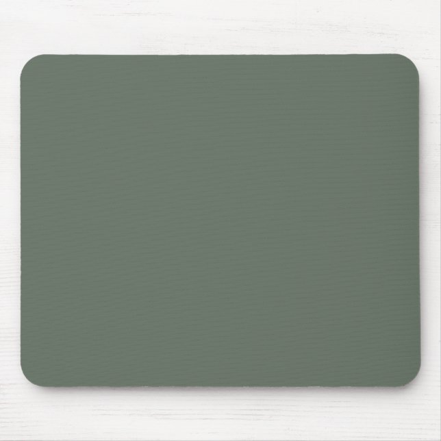 Mousepad Sombra do Solteiro Sólido Verde Escuro da Serene N (Frente)
