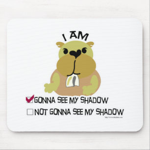 Mousepad Sombra do voto do dia de Groundhog