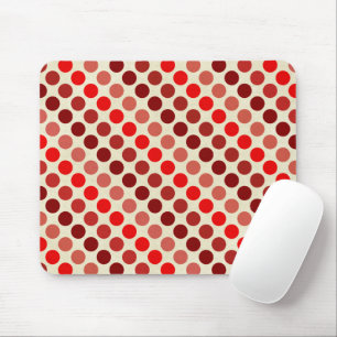 Mousepad Sombras das Bolinhas Vermelhas por Shirley Taylor