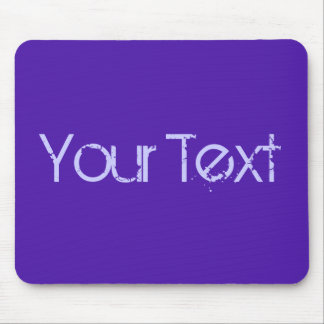 Mousepad SOMENTE COR/violeta + seu texto