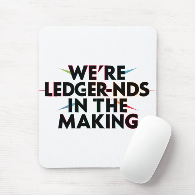 Mousepad Somos LEDGER-nds no Fazer - Humor Contabilístico (Com mouse)