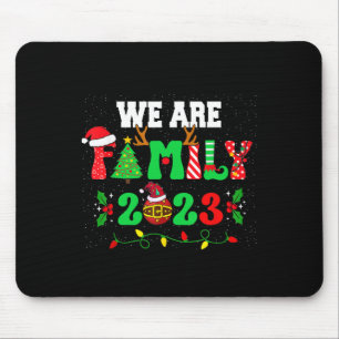 Mousepad Somos Pijama De Natal Da Família Divertido A Combi