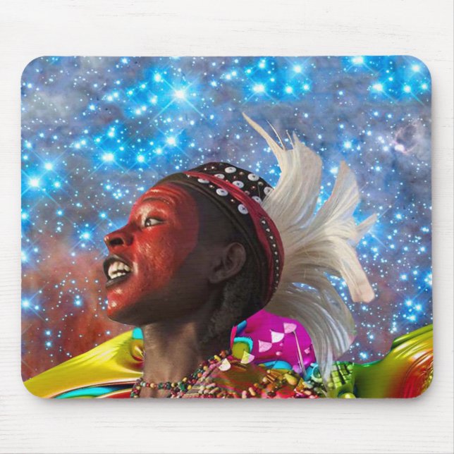 Mousepad Sonhador da Estrela Africana (Frente)