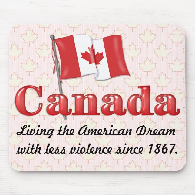 Mousepad Sonho canadense (Frente)