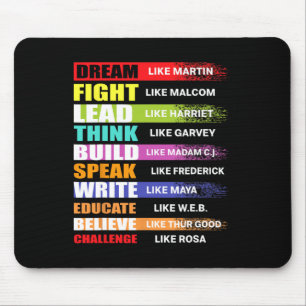 Mousepad Sonho Como Martin Lidera Como Harriet Black Histor